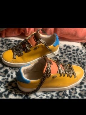 Coach lowline luxe low top Leather Sneakers sz  7